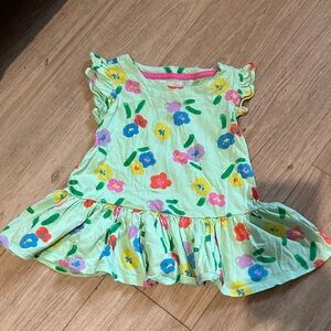 Epic Threads Floral Kids Dress - Green and Multicolor